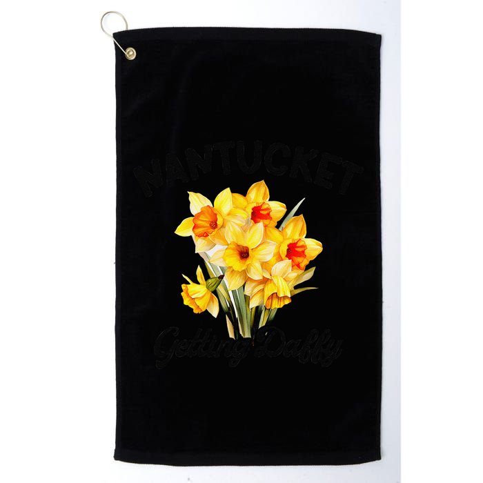 Nantucket Getting Daff.Y Daffodils Festival Golf Towel