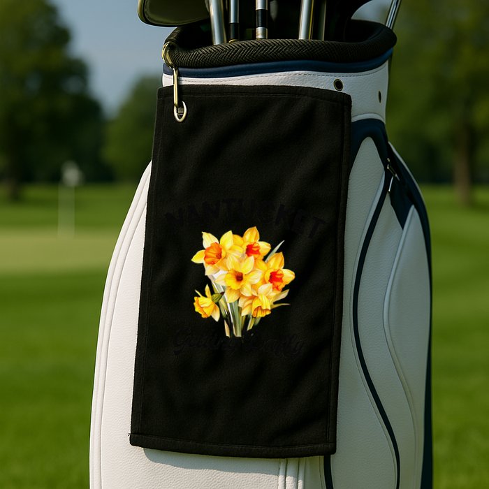 Nantucket Getting Daff.Y Daffodils Festival Golf Towel