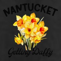 Nantucket Getting Daff.Y Daffodils Festival Golf Towel