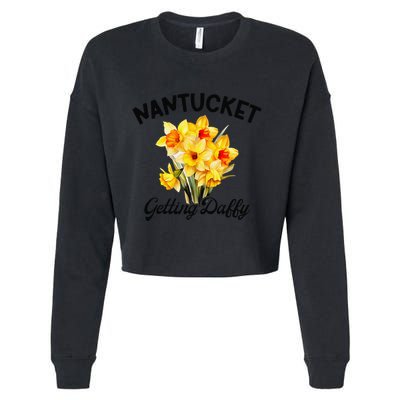 Nantucket Getting Daff.Y Daffodils Festival Cropped Pullover Crew