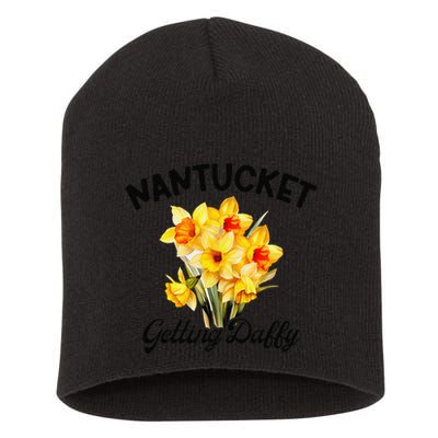 Nantucket Getting Daff.Y Daffodils Festival Short Acrylic Beanie