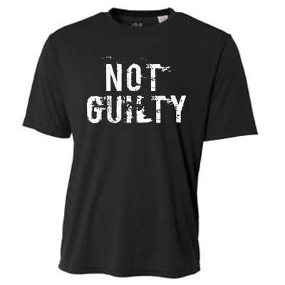 Not Guilty  Distressed Prisoner Jail Inmate Prison Tee Cooling Performance Crew T-Shirt