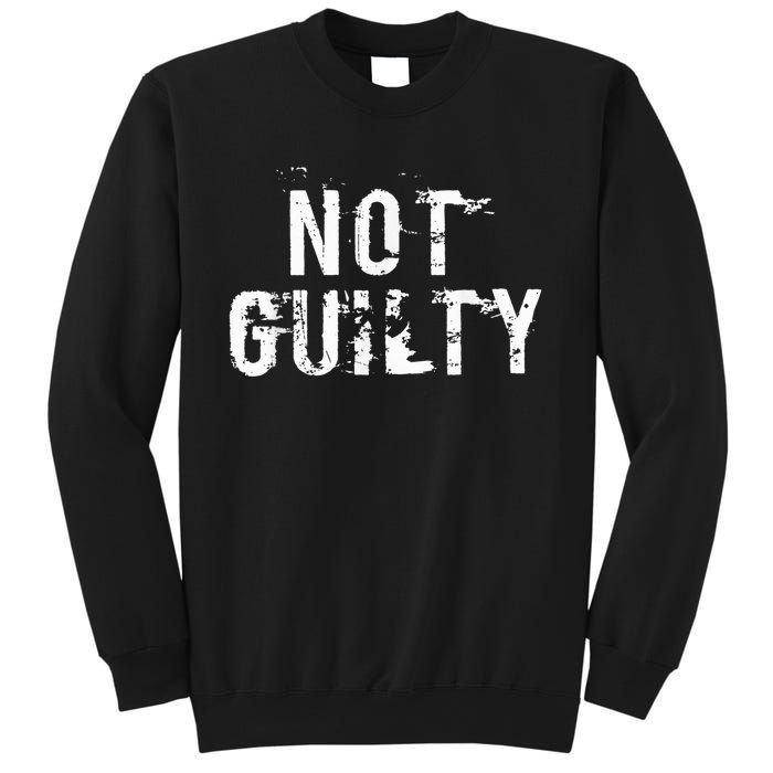 Not Guilty  Distressed Prisoner Jail Inmate Prison Tee Sweatshirt