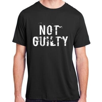 Not Guilty  Distressed Prisoner Jail Inmate Prison Tee Adult ChromaSoft Performance T-Shirt