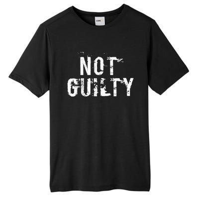 Not Guilty  Distressed Prisoner Jail Inmate Prison Tee Tall Fusion ChromaSoft Performance T-Shirt