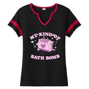 Nu Goth Dark Humour Goth Aesthetic My Kind Of Bath Bomb Ladies Halftime Notch Neck Tee