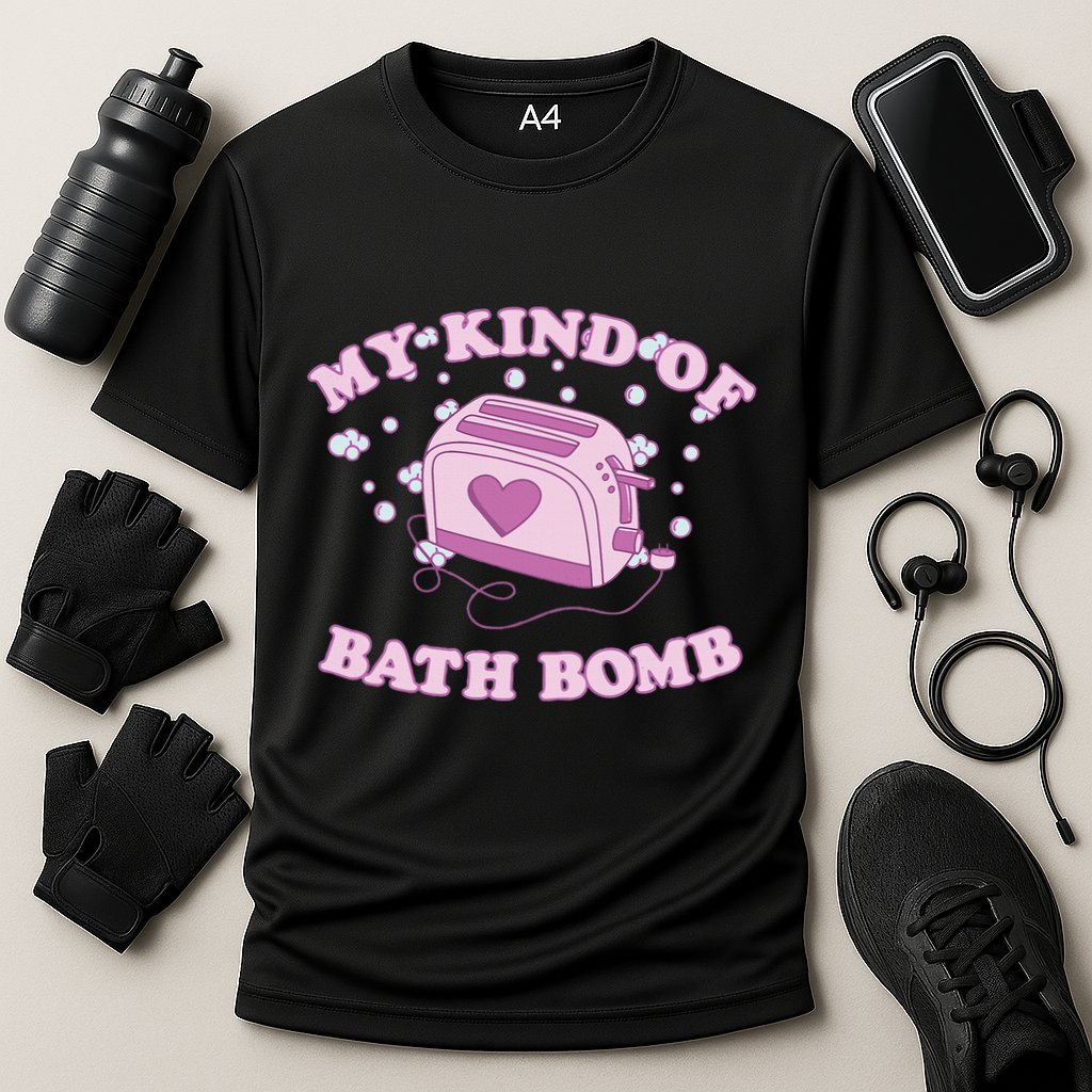 Nu Goth Dark Humour Goth Aesthetic My Kind Of Bath Bomb Cooling Performance Crew T-Shirt