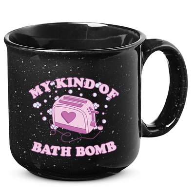 Nu Goth Dark Humour Goth Aesthetic My Kind Of Bath Bomb 15oz Campfire Ceramic Mug