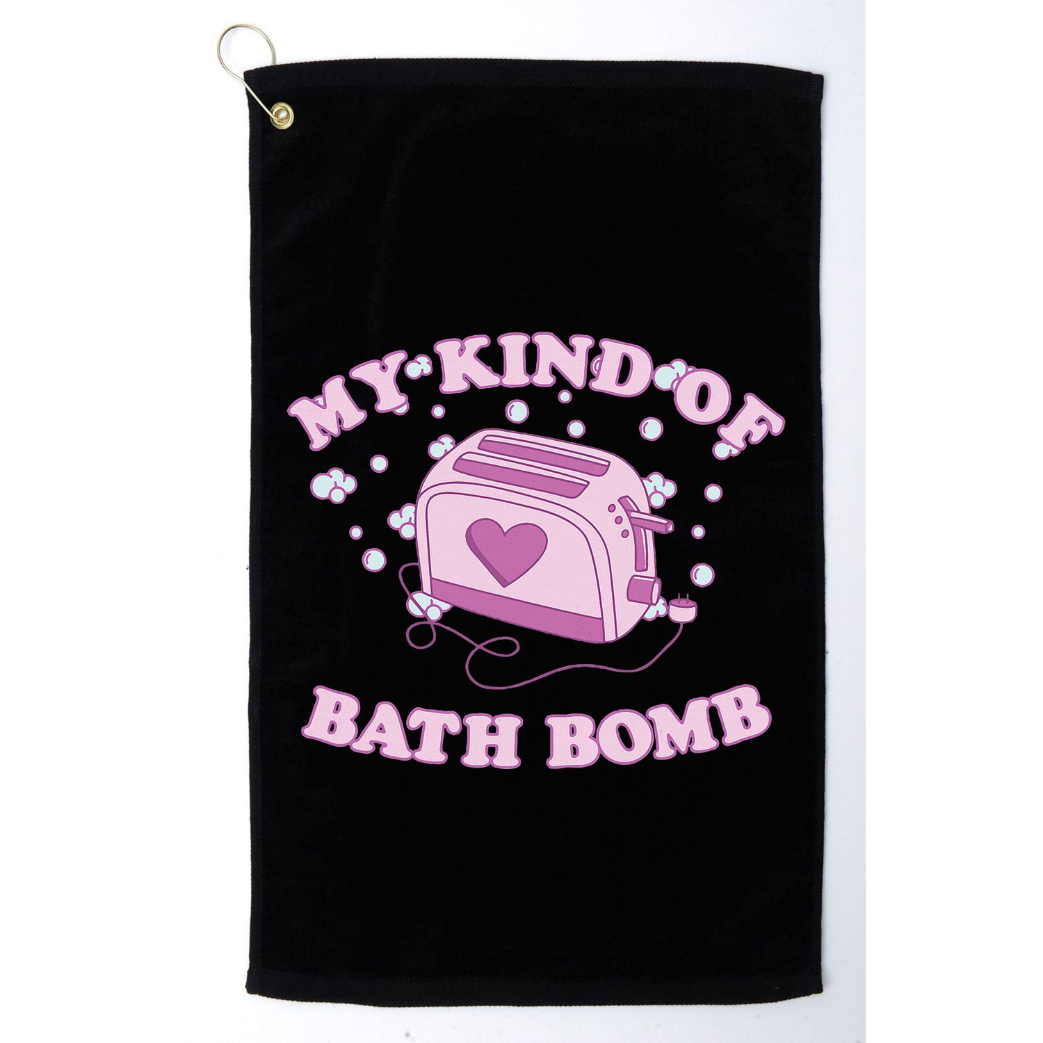 Nu Goth Dark Humour Goth Aesthetic My Kind Of Bath Bomb Golf Towel