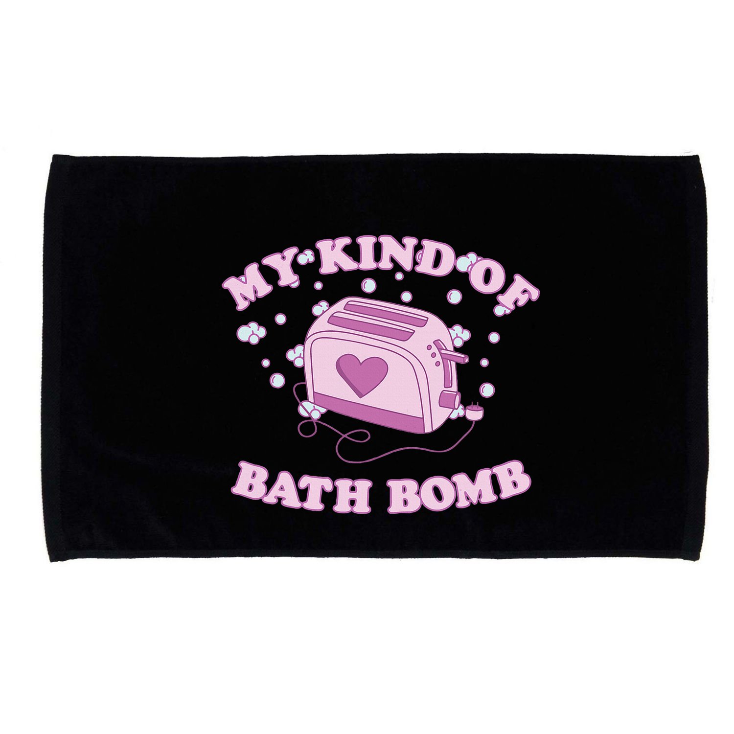 Nu Goth Dark Humour Goth Aesthetic My Kind Of Bath Bomb Microfiber Hand Towel