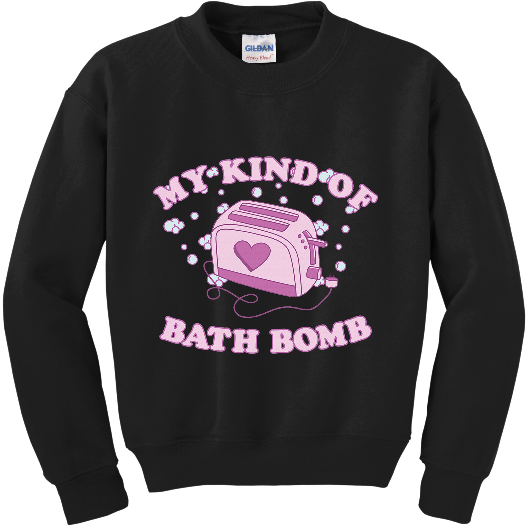 Nu Goth Dark Humour Goth Aesthetic My Kind Of Bath Bomb Kids Sweatshirt