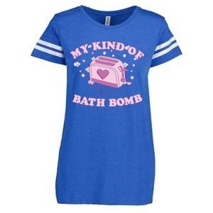 Nu Goth Dark Humour Goth Aesthetic My Kind Of Bath Bomb Enza Ladies Jersey Football T-Shirt