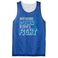 Not Going Down Colon Cancer Awareness Ribbon Funny Gift Great Gift Mesh Reversible Basketball Jersey Tank