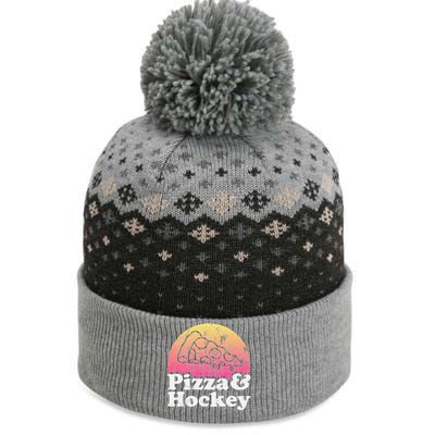 No Game Day Without Pizza, Hockey Fan The Baniff Cuffed Pom Beanie