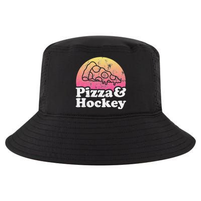 No Game Day Without Pizza, Hockey Fan Cool Comfort Performance Bucket Hat