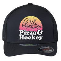 No Game Day Without Pizza, Hockey Fan Flexfit Unipanel Trucker Cap