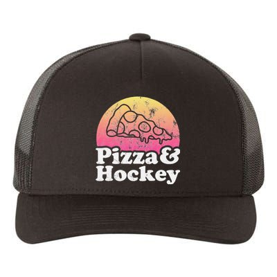 No Game Day Without Pizza, Hockey Fan Yupoong Adult 5-Panel Trucker Hat