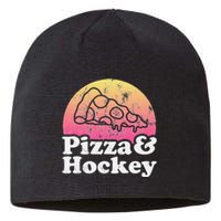 No Game Day Without Pizza, Hockey Fan Sustainable Beanie