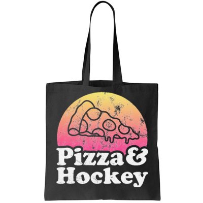 No Game Day Without Pizza, Hockey Fan Tote Bag