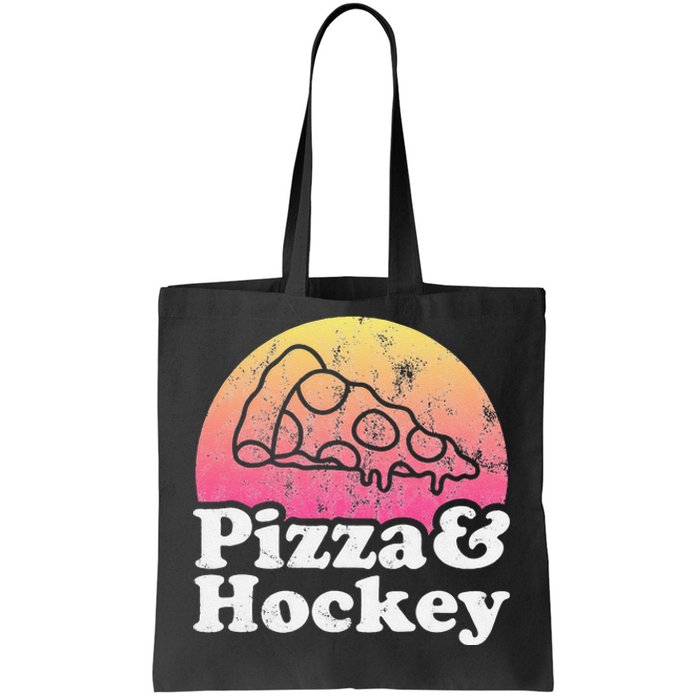 No Game Day Without Pizza, Hockey Fan Tote Bag