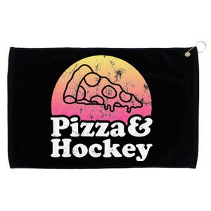 No Game Day Without Pizza, Hockey Fan Grommeted Golf Towel