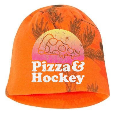 No Game Day Without Pizza, Hockey Fan Kati - Camo Knit Beanie