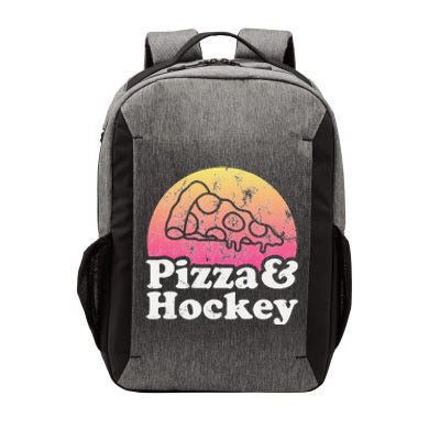 No Game Day Without Pizza, Hockey Fan Vector Backpack