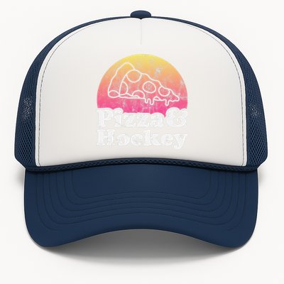 No Game Day Without Pizza, Hockey Fan Trucker Hat