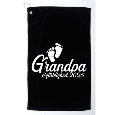 New Grandpa Established 2025 Family Golf Towel