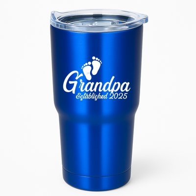 New Grandpa Established 2025 Family Tumbler