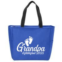 New Grandpa Established 2025 Family Zip Tote Bag