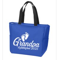 New Grandpa Established 2025 Family Zip Tote Bag