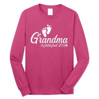 New Grandma Established 2024 Family Long Sleeve Shirt