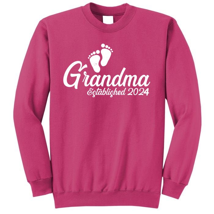 New Grandma Established 2024 Family Sweatshirt