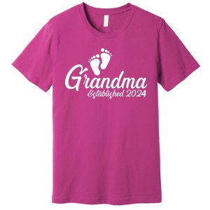 New Grandma Established 2024 Family Premium T-Shirt