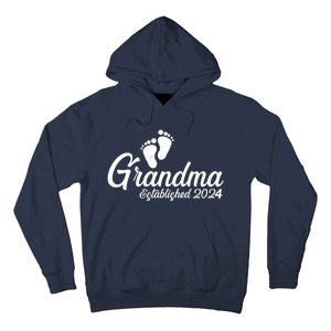 New Grandma Established 2024 Family Hoodie