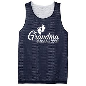 New Grandma Established 2024 Family Mesh Reversible Basketball Jersey Tank