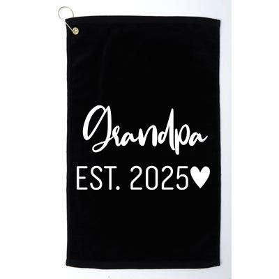 New Grandpa Est. 2025 Golf Towel