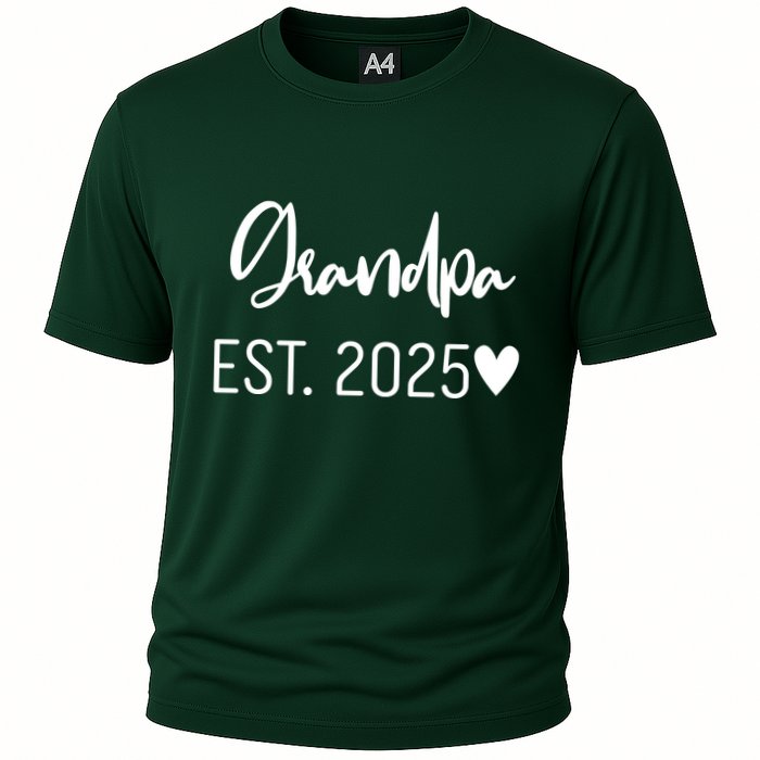 New Grandpa Est. 2025 Cooling Performance Crew T-Shirt