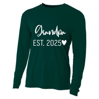 New Grandpa Est. 2025 Cooling Performance Long Sleeve Crew