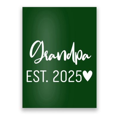 New Grandpa Est. 2025 Poster