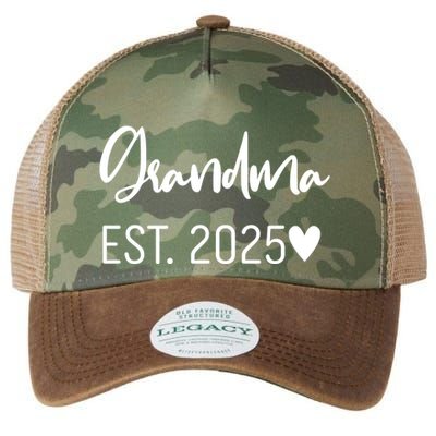 New Grandma Est. 2025 Legacy Tie Dye Trucker Hat