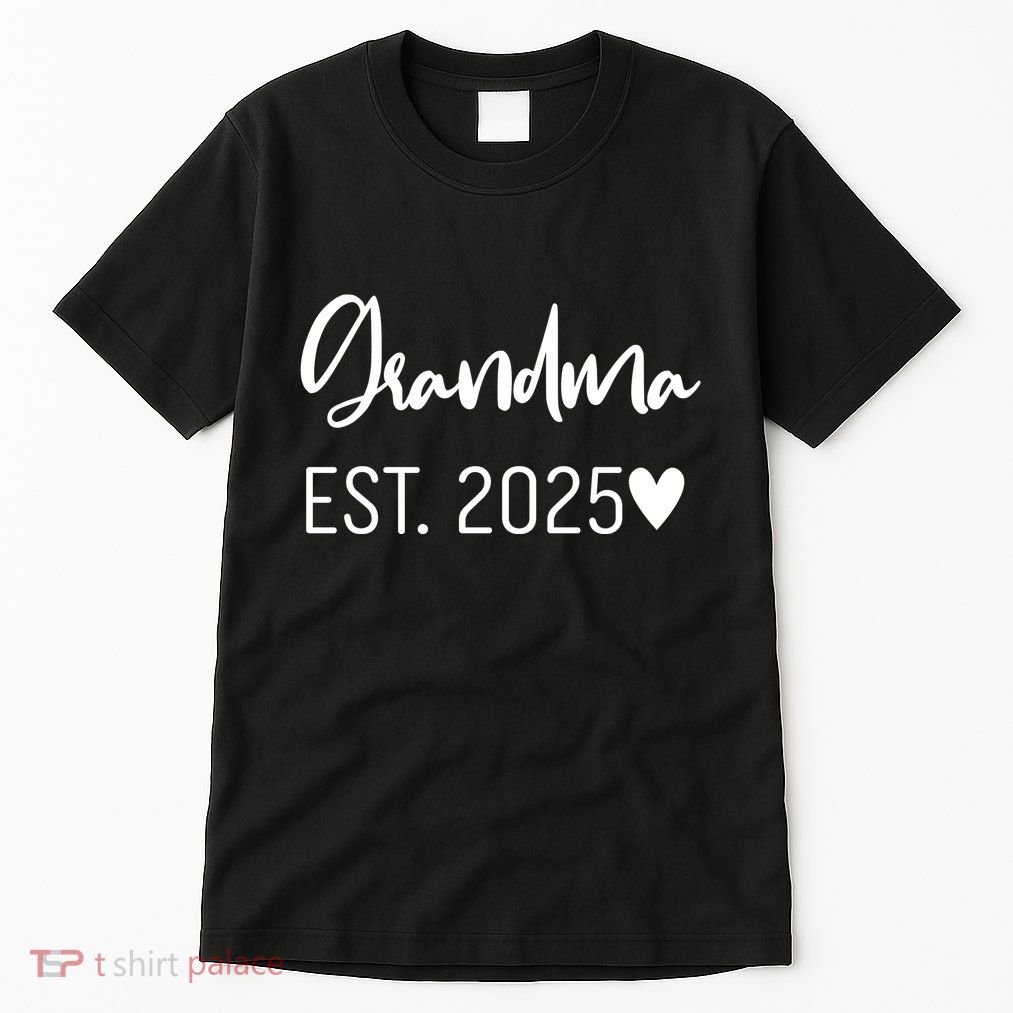 New Grandma Est. 2025 Tall T-Shirt