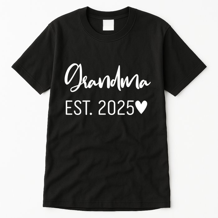 New Grandma Est. 2025 Tall T-Shirt