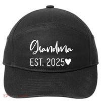 New Grandma Est. 2025 7-Panel Snapback Hat