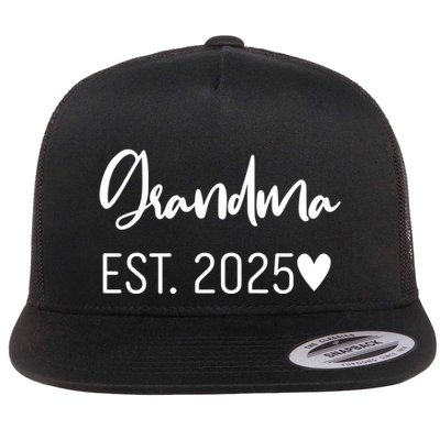 New Grandma Est. 2025 Flat Bill Trucker Hat