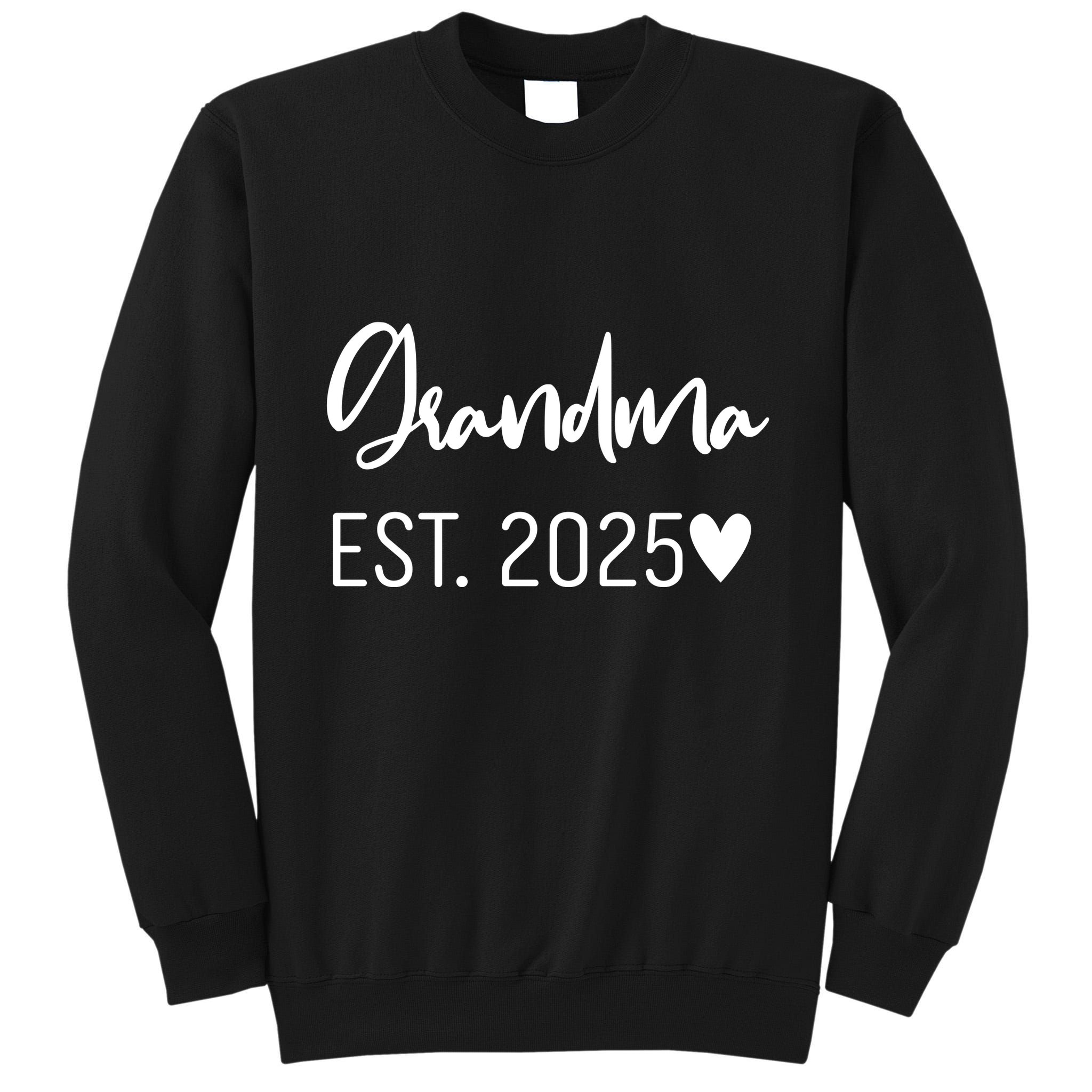 New Grandma Est. 2025 Tall Sweatshirt
