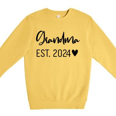 New Grandma Est. 2024 Premium Crewneck Sweatshirt