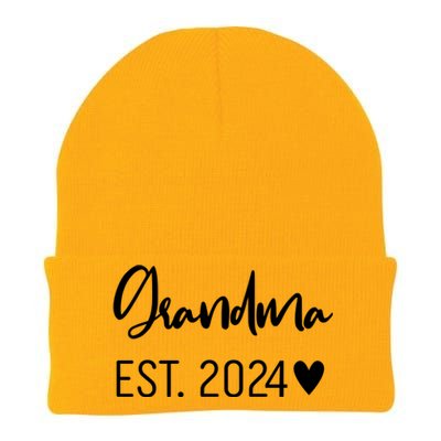 New Grandma Est. 2024 Knit Cap Winter Beanie