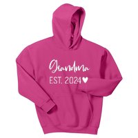 New Grandma Est. 2024 Kids Hoodie